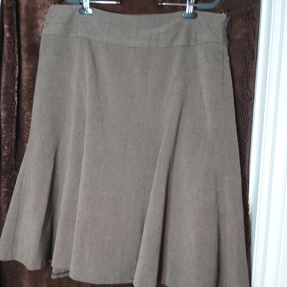 Bandolino stretch skirt - Brown - side zipper - Picture 6 of 6